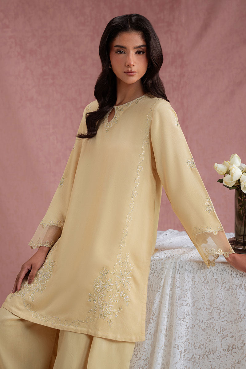 Cross Stitch | Exclusive Pret | Earth Linen-2PC (Shirt & Trouser)