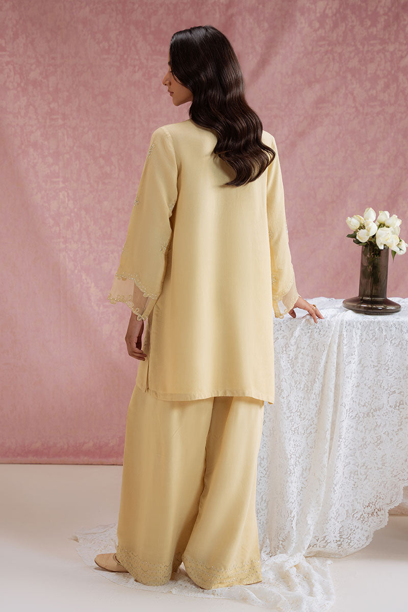 Cross Stitch | Exclusive Pret | Earth Linen-2PC (Shirt & Trouser), image 6