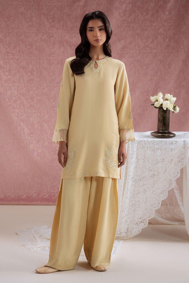 Cross Stitch | Exclusive Pret | Earth Linen-2PC (Shirt & Trouser)-2