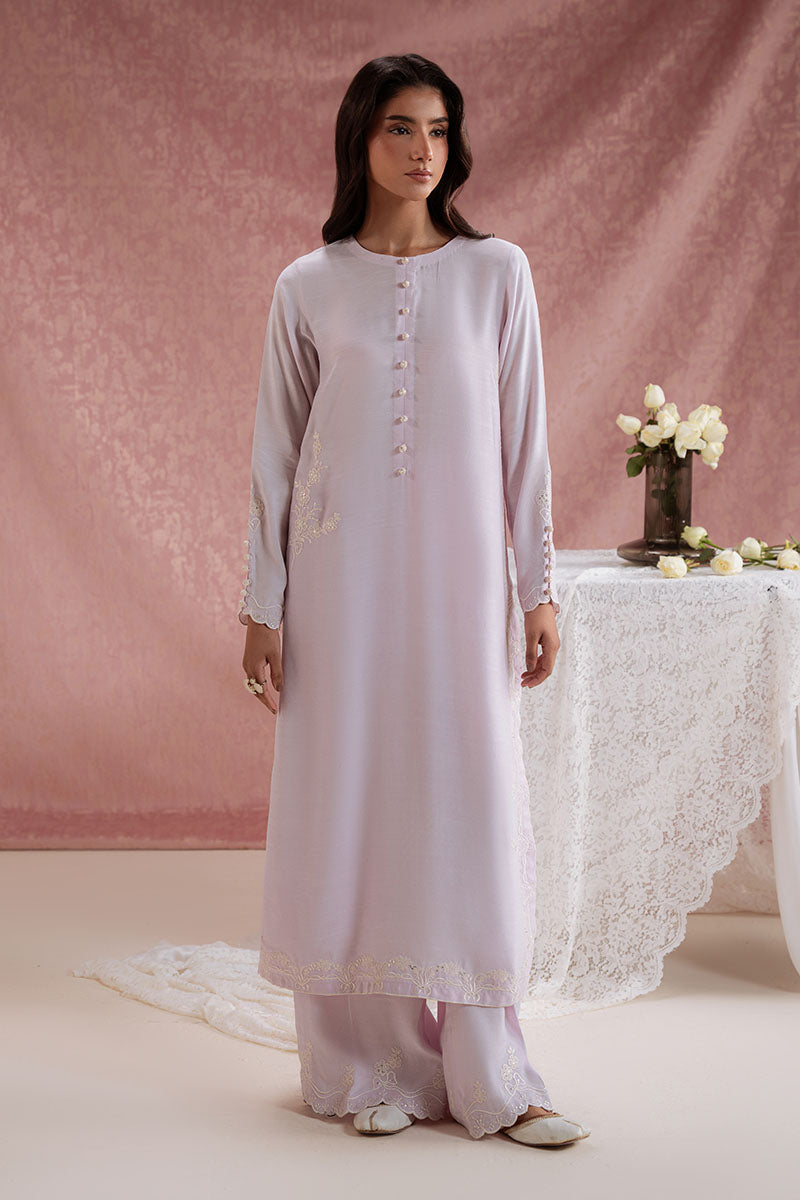 Cross Stitch | Exclusive Pret | Lilac Mist-2PC (Shirt & Trouser)-2
