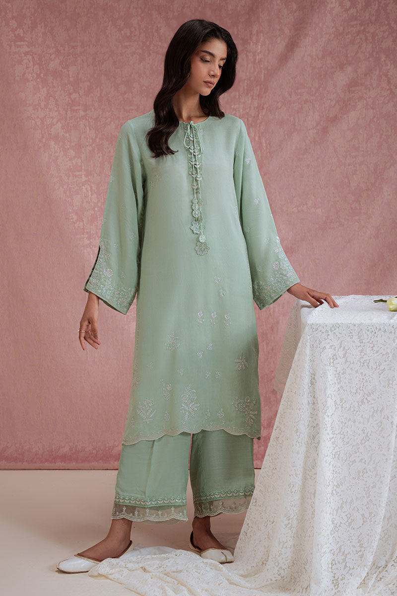 Cross Stitch | Exclusive Pret | Green Reverie-2PC (Shirt & Trouser)
