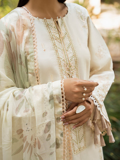 Izel | Dastak Luxury Lawn | MAAHAY -  Izel Ladies Clothes - Original Designer Dress - House of Maryam