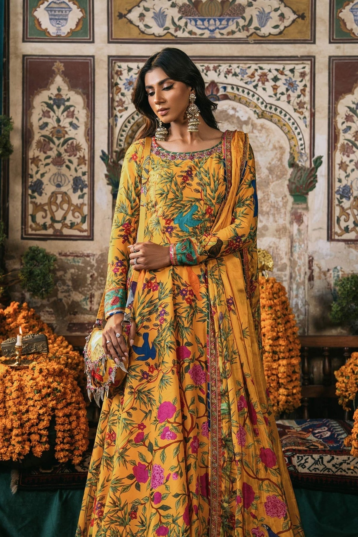 Fahad Hussayn | Lawn Banger | Magra -  Fahad Hussayn Ladies Clothes - Original Designer Dress - House of Maryam