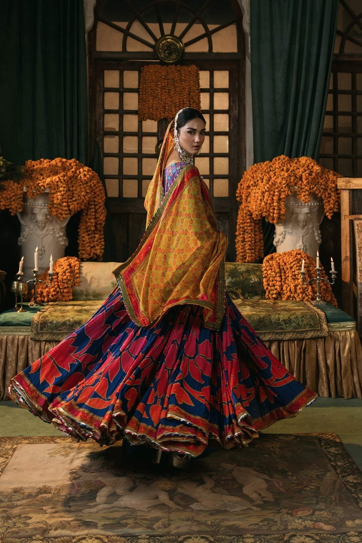 Fahad Hussayn | Lawn Banger | Maharana -  Fahad Hussayn Ladies Clothes - Original Designer Dress - House of Maryam