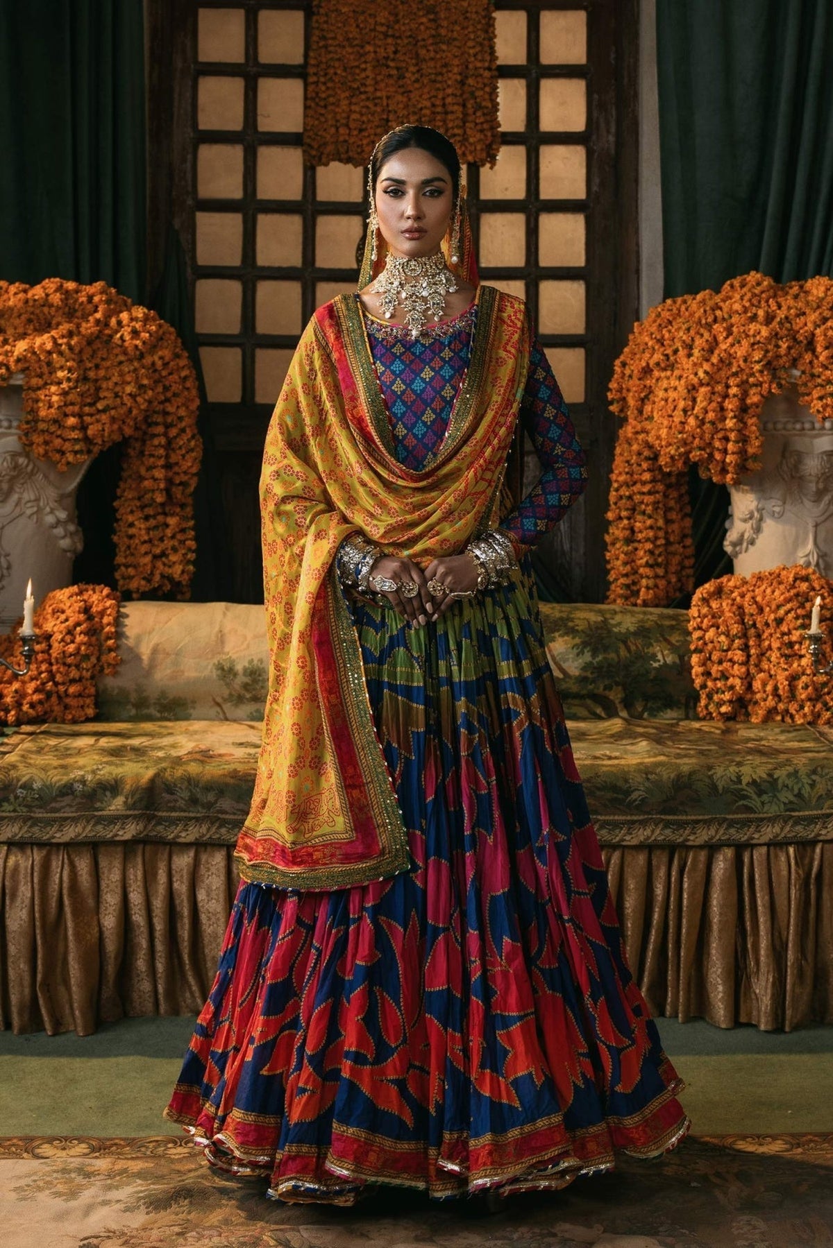 Fahad Hussayn | Lawn Banger | Maharana -  Fahad Hussayn Ladies Clothes - Original Designer Dress - House of Maryam