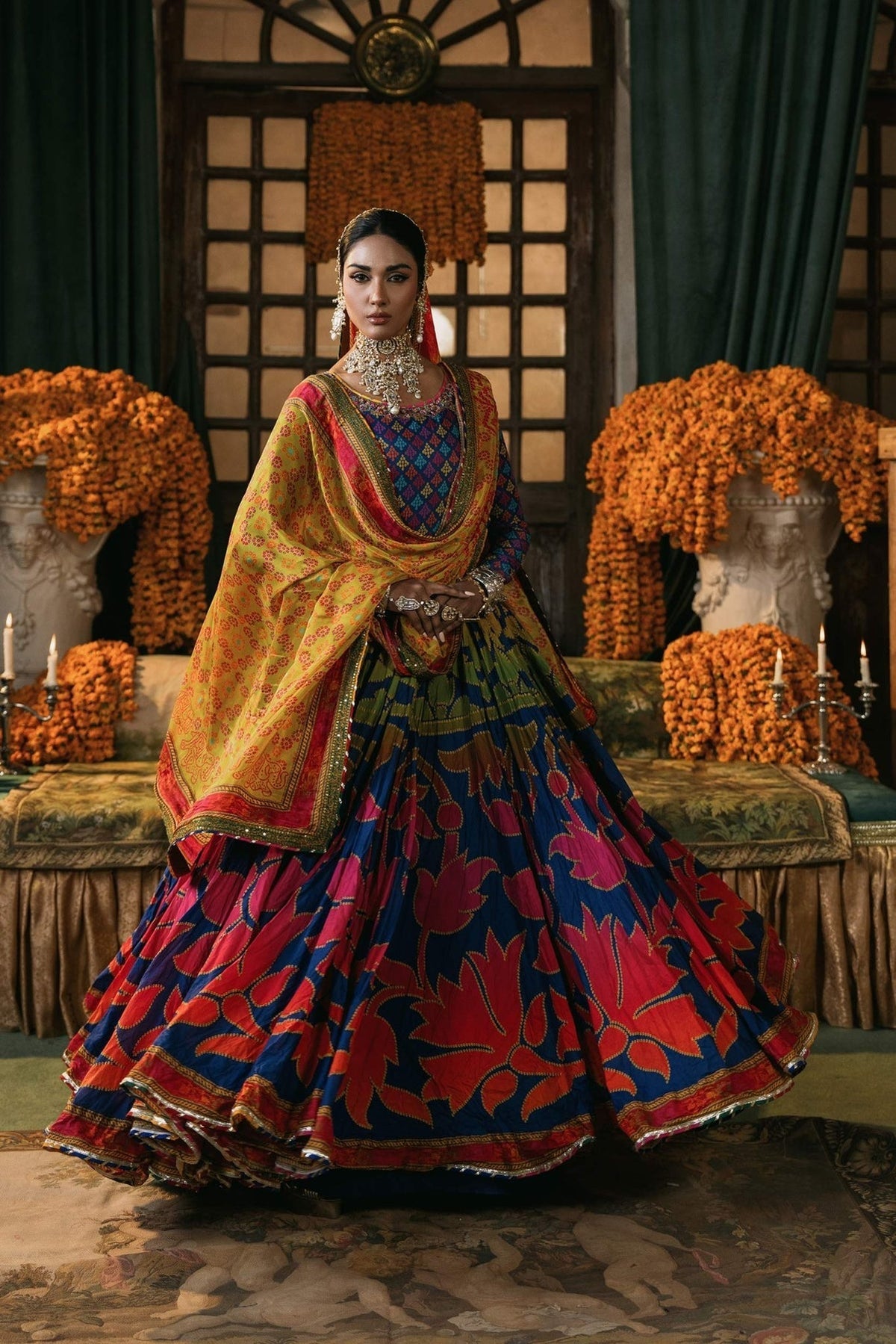 Fahad Hussayn | Lawn Banger | Maharana -  Fahad Hussayn Ladies Clothes - Original Designer Dress - House of Maryam