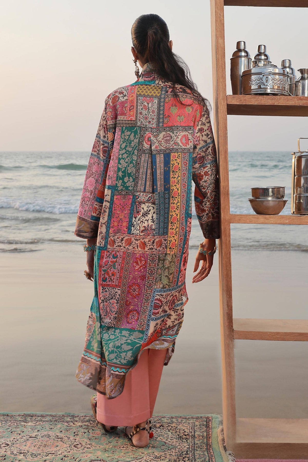Sana Safinaz | Mahay Spring 24 | H241-014A-2C -  Sana Safinaz Luxury - Original Designer Dress - House of Maryam