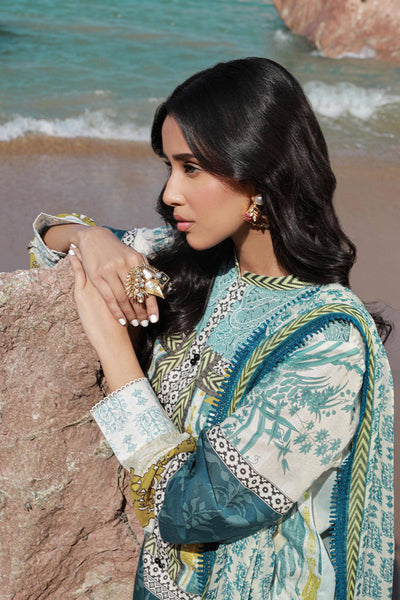 Sana Safinaz | Mahay Spring 24 | H241-015A-2I -  Sana Safinaz Luxury - Original Designer Dress - House of Maryam
