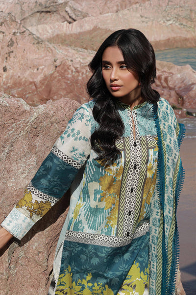 Sana Safinaz | Mahay Spring 24 | H241-015A-2I -  Sana Safinaz Luxury - Original Designer Dress - House of Maryam