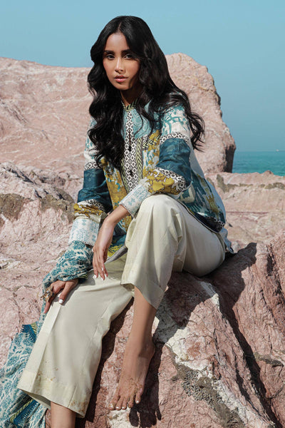 Sana Safinaz | Mahay Spring 24 | H241-015A-2I -  Sana Safinaz Luxury - Original Designer Dress - House of Maryam