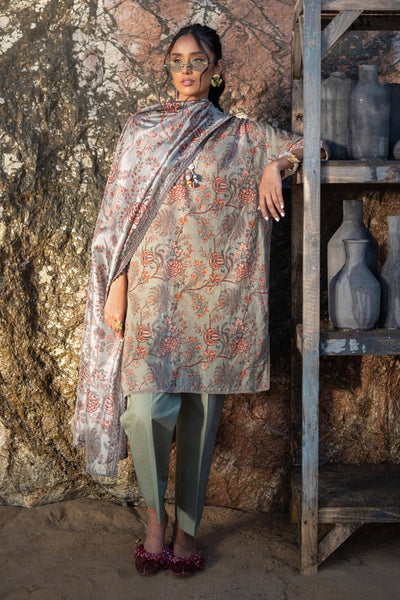 Sana Safinaz | Mahay Spring 24 | H241-016A-3CK -  Sana Safinaz Luxury - Original Designer Dress - House of Maryam