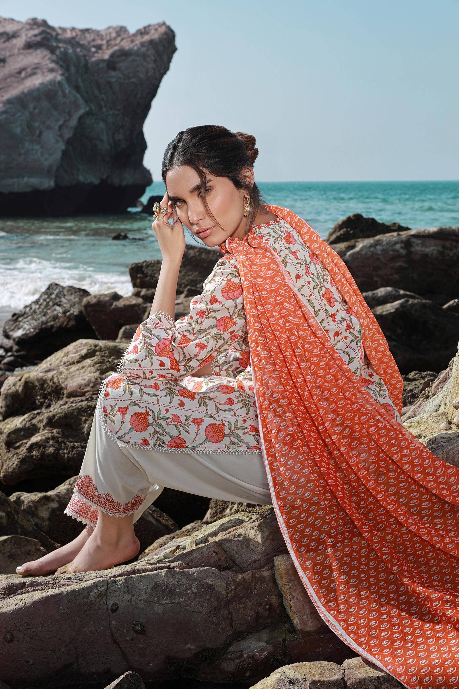Sana Safinaz | Mahay Spring 24 | H241-002B-2BI -  Sana Safinaz Luxury -  House of Maryam