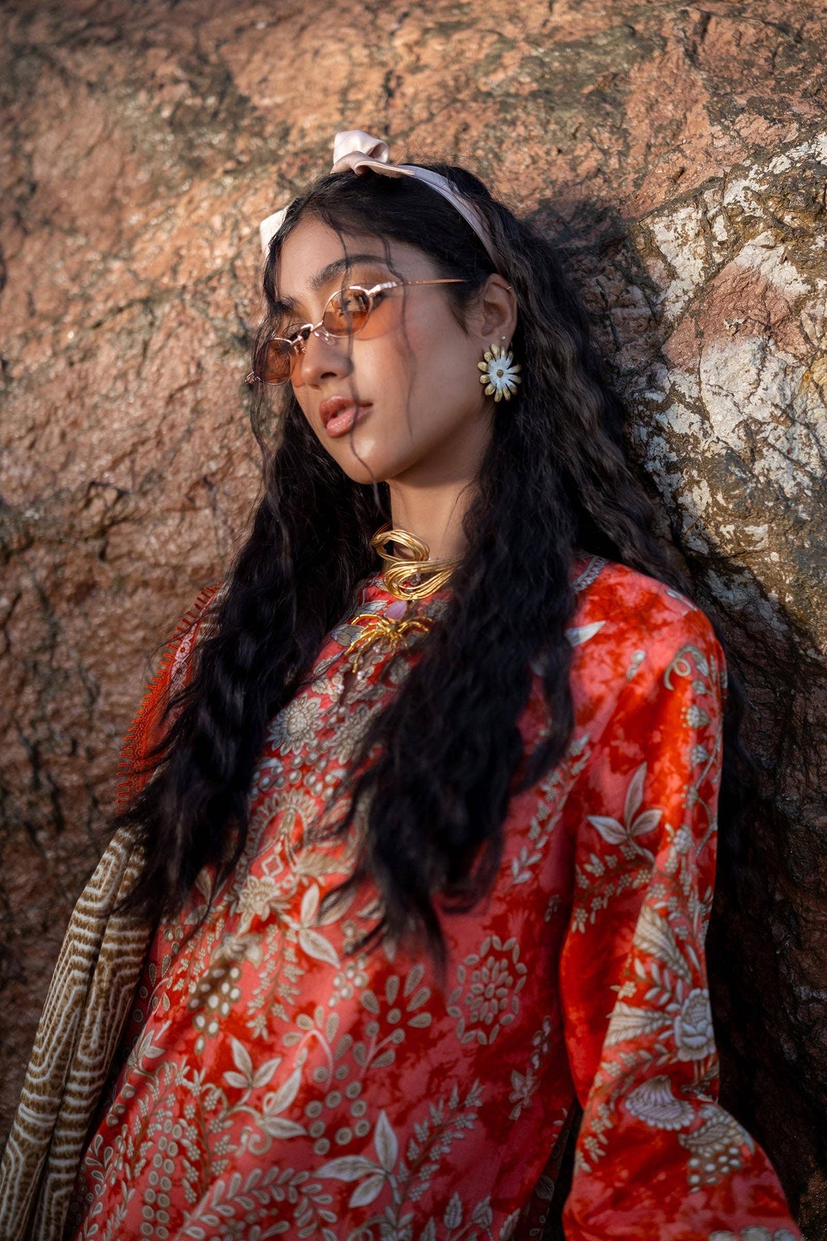 Sana Safinaz | Mahay Spring 24 | H241-018A-2BG -  Sana Safinaz Luxury - Original Designer Dress - House of Maryam