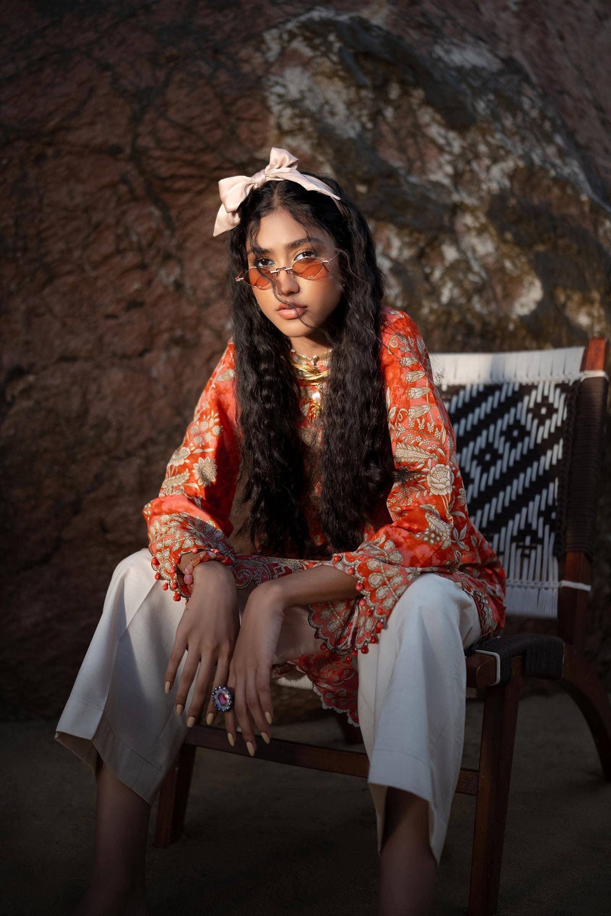 Sana Safinaz | Mahay Spring 24 | H241-018A-2BG -  Sana Safinaz Luxury - Original Designer Dress - House of Maryam