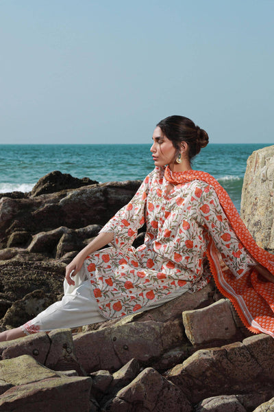 Sana Safinaz | Mahay Spring 24 | H241-002B-2BI -  Sana Safinaz Luxury - Original Designer Dress - House of Maryam