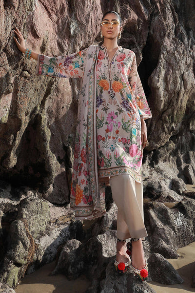 Sana Safinaz | Mahay Spring 24 | H241-019B-3CS -  Sana Safinaz Luxury - Original Designer Dress - House of Maryam