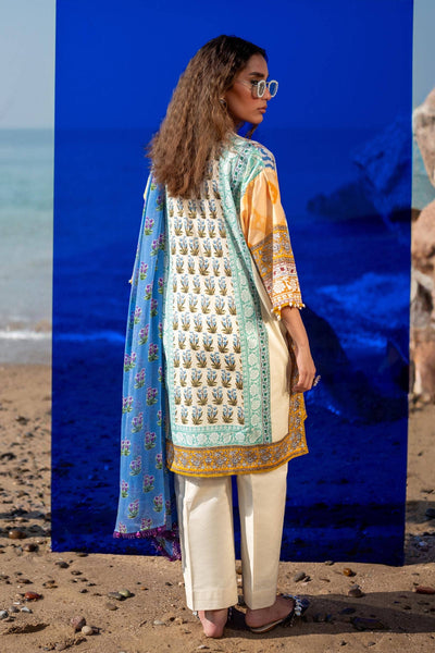 Sana Safinaz | Mahay Spring 24 | H241-003A-2BI -  Sana Safinaz Luxury - Original Designer Dress - House of Maryam
