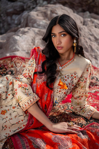 Sana Safinaz | Mahay Spring 24 | H241-023A-2DD -  Sana Safinaz Luxury - Original Designer Dress - House of Maryam