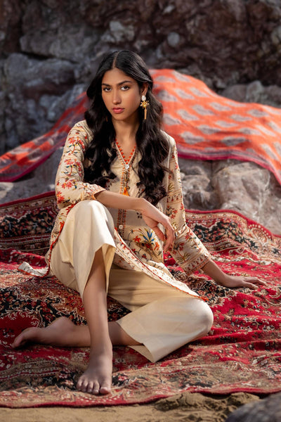 Sana Safinaz | Mahay Spring 24 | H241-023A-2DD -  Sana Safinaz Luxury - Original Designer Dress - House of Maryam