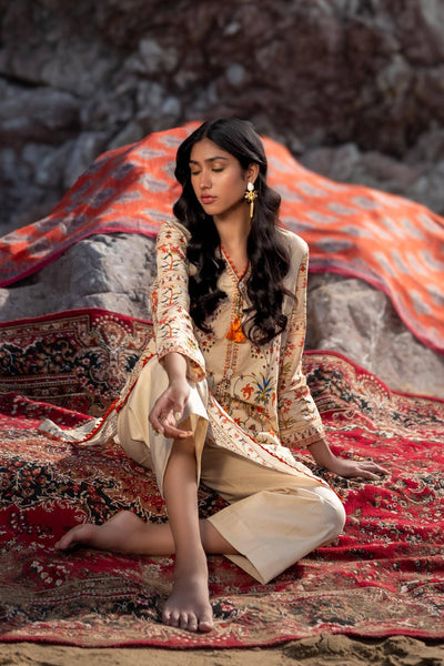 Sana Safinaz | Mahay Spring 24 | H241-023A-2DD -  Sana Safinaz Luxury - Original Designer Dress - House of Maryam