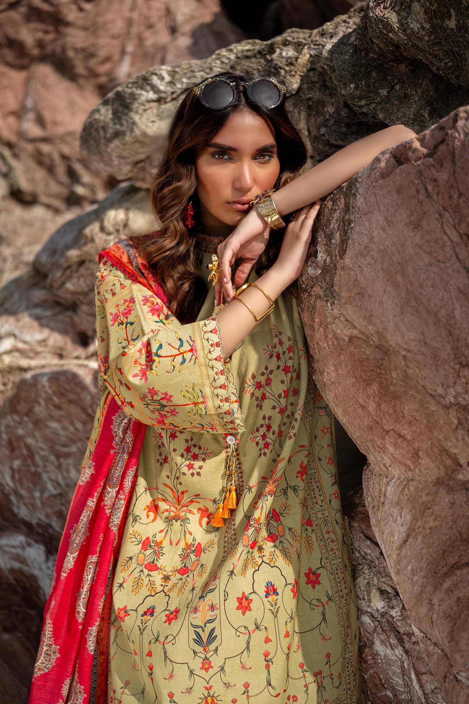 Sana Safinaz | Mahay Spring 24 | H241-023B-2DD by Designer Sana Safinaz - House of Maryam - Pakistani Designer Ethnic Wear in {{ shop.shopifyCountryName }}