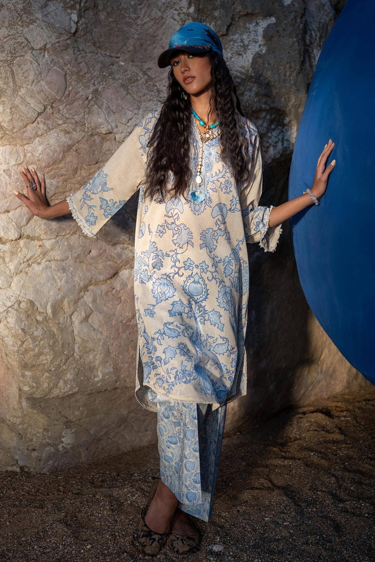 Sana Safinaz | Mahay Spring 24 | H241-025B-2AC -  Sana Safinaz Luxury - Original Designer Dress - House of Maryam