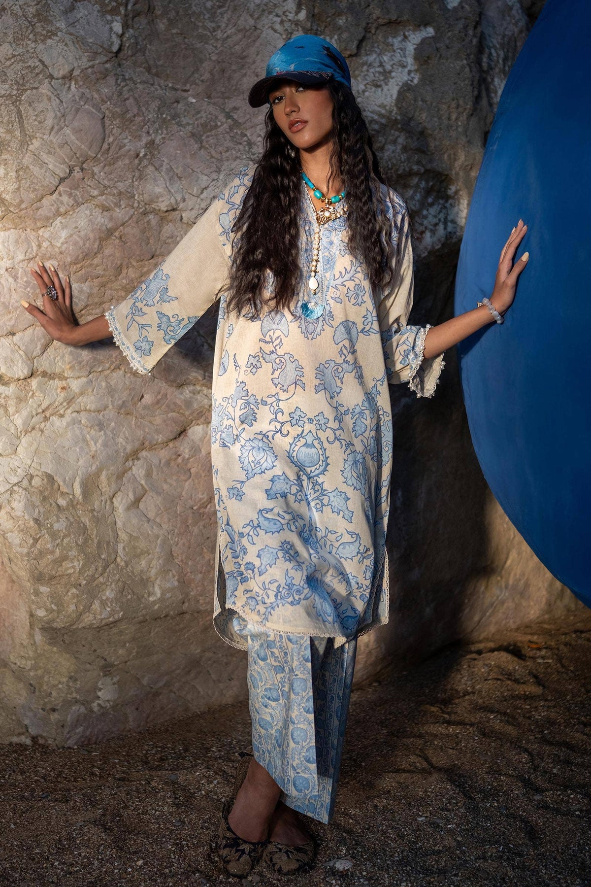 Sana Safinaz | Mahay Spring 24 | H241-025B-2AC -  Sana Safinaz Luxury - Original Designer Dress - House of Maryam