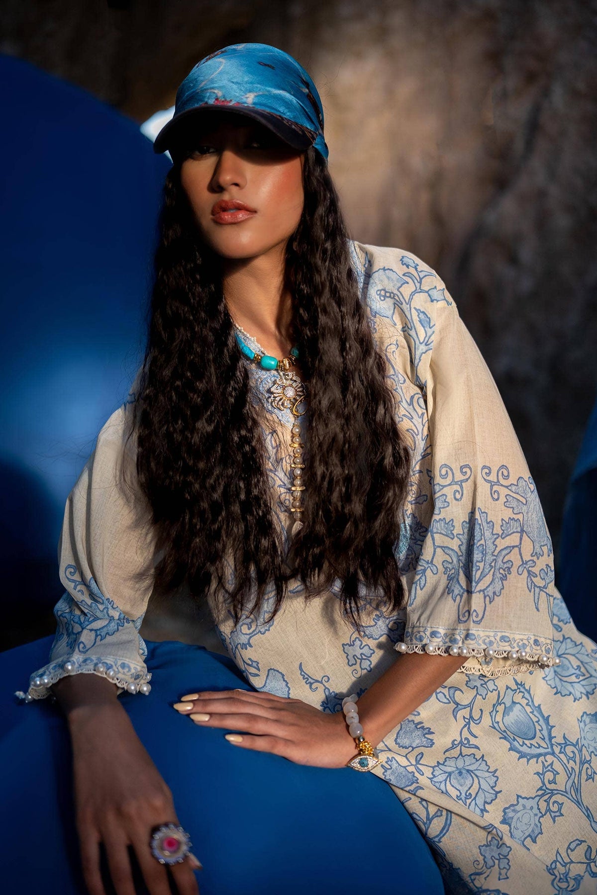 Sana Safinaz | Mahay Spring 24 | H241-025B-2AC -  Sana Safinaz Luxury - Original Designer Dress - House of Maryam