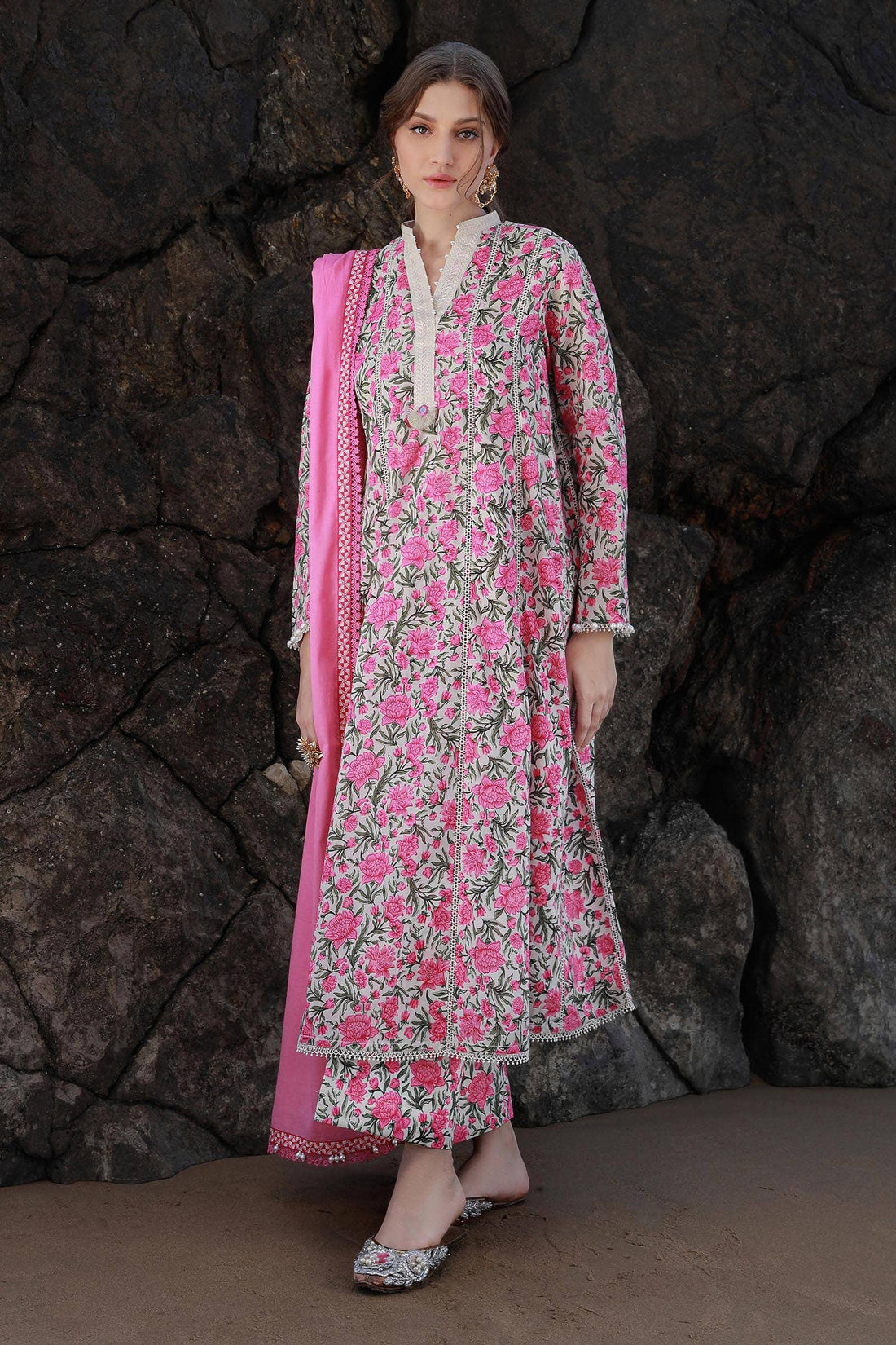 Sana Safinaz | Mahay Spring 24 | H241-004A-3CG -  Sana Safinaz Luxury -  House of Maryam