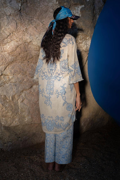 Sana Safinaz | Mahay Spring 24 | H241-025B-2AC -  Sana Safinaz Luxury - Original Designer Dress - House of Maryam