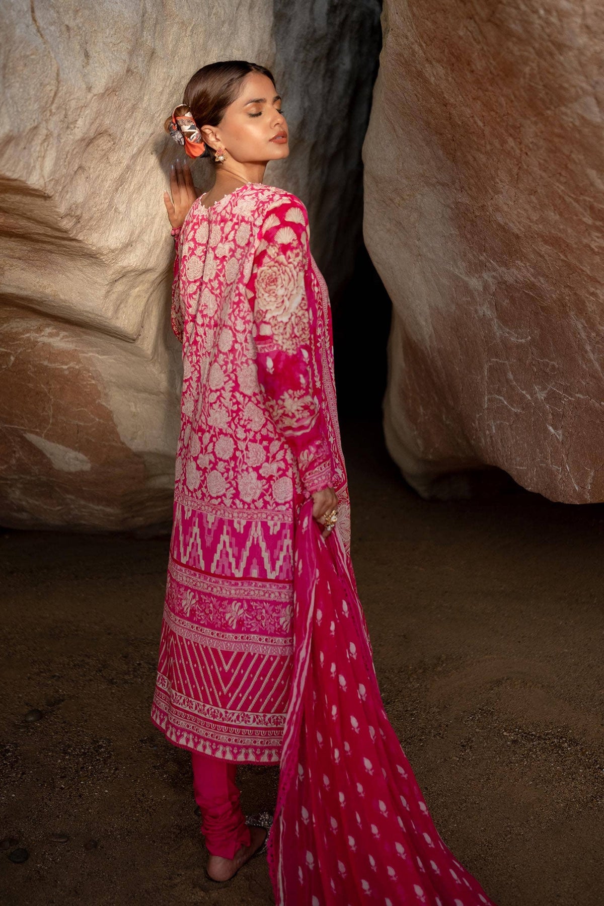 Sana Safinaz | Mahay Spring 24 | H241-005A-3CI -  Sana Safinaz Luxury - Original Designer Dress - House of Maryam