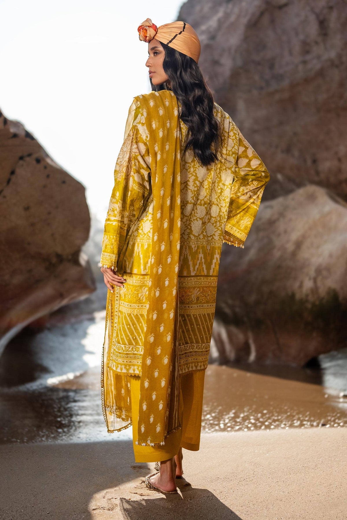 Sana Safinaz | Mahay Spring 24 | H241-005B-3CI -  Sana Safinaz Luxury - Original Designer Dress - House of Maryam