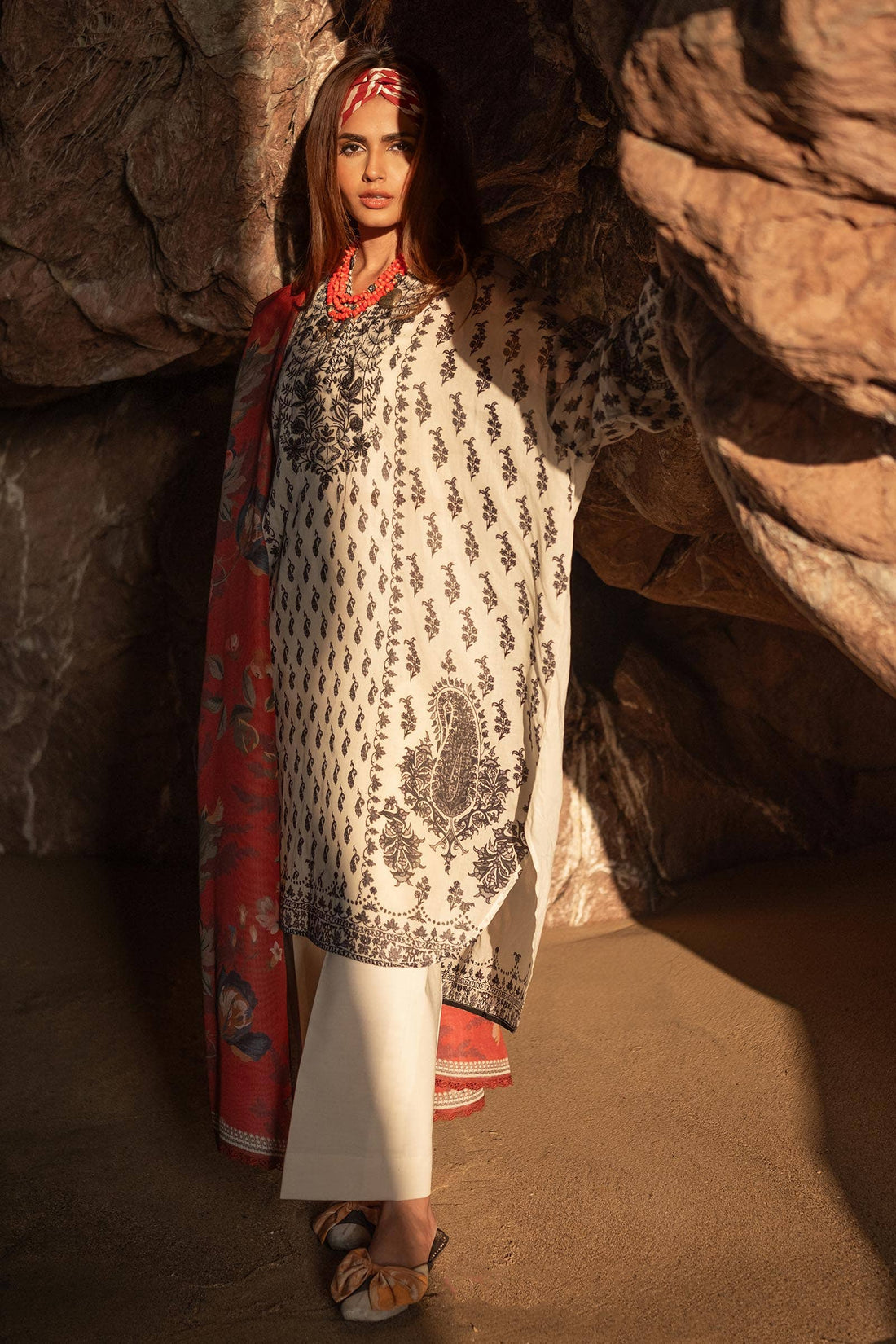 Sana Safinaz | Mahay Spring 24 | H241-006A-2BS -  Sana Safinaz Luxury -  House of Maryam