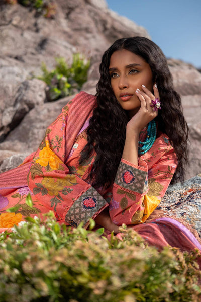 Sana Safinaz | Mahay Spring 24 | H241-007A-2S -  Sana Safinaz Luxury - Original Designer Dress - House of Maryam