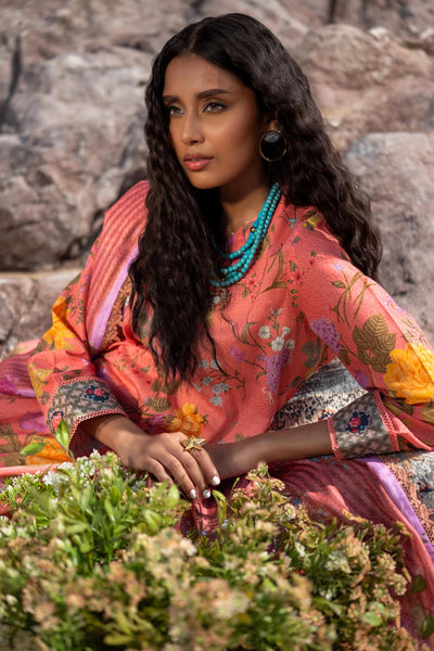 Sana Safinaz | Mahay Spring 24 | H241-007A-2S -  Sana Safinaz Luxury - Original Designer Dress - House of Maryam