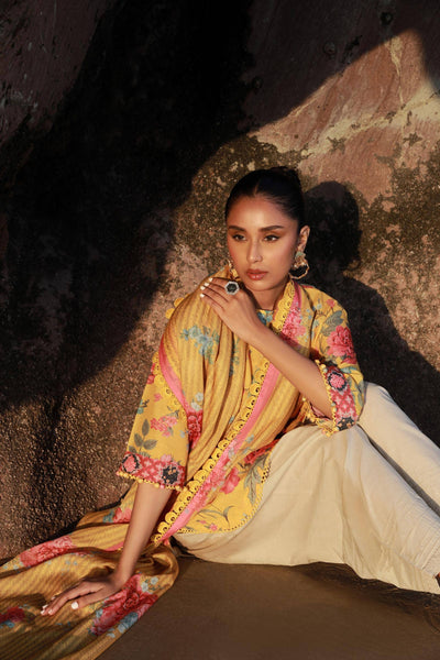 Sana Safinaz | Mahay Spring 24 | H241-007B-2S -  Sana Safinaz Luxury - Original Designer Dress - House of Maryam