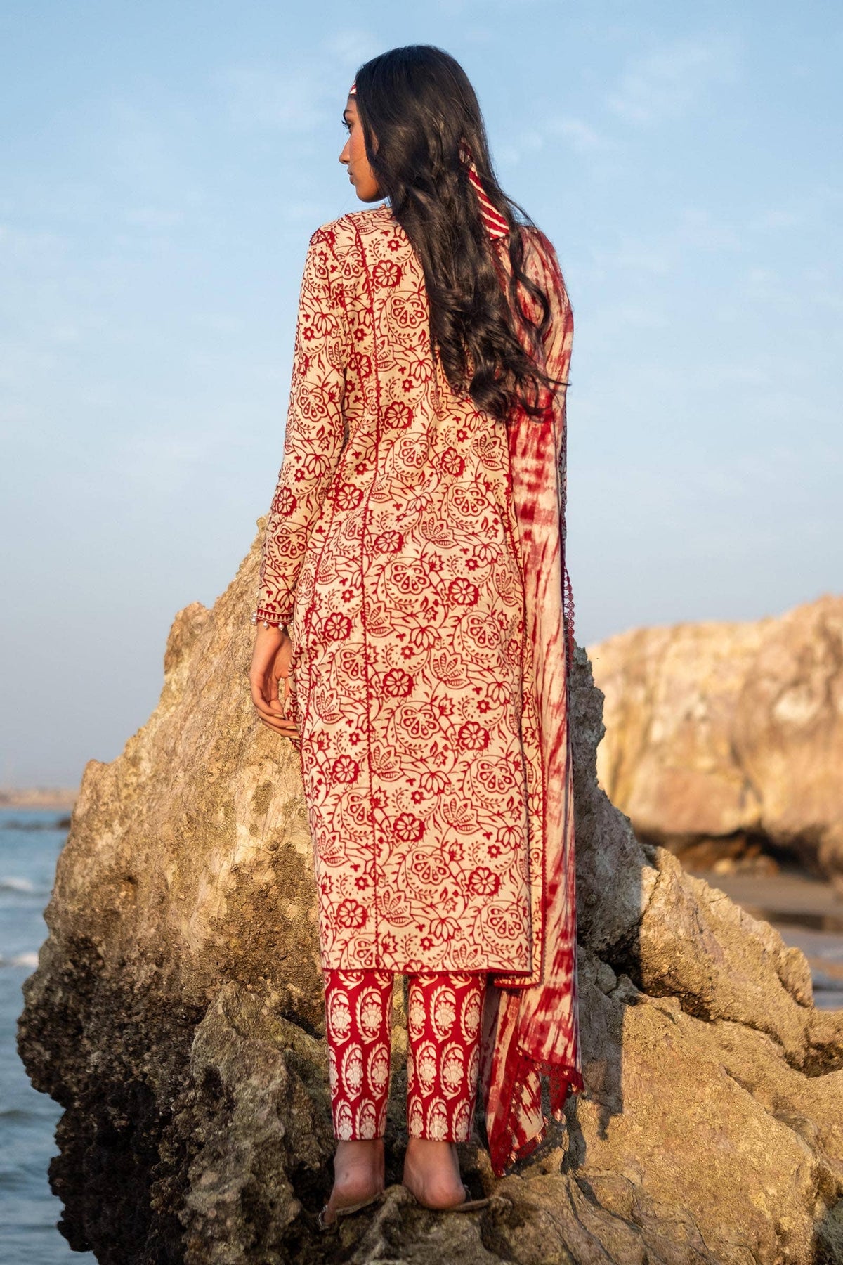 Sana Safinaz | Mahay Spring 24 | H241-008B-3CG -  Sana Safinaz Luxury - Original Designer Dress - House of Maryam