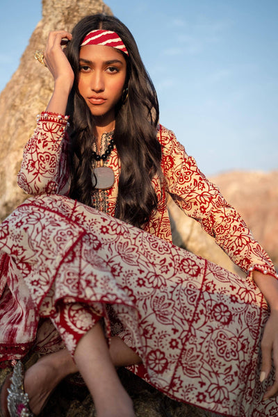Sana Safinaz | Mahay Spring 24 | H241-008B-3CG -  Sana Safinaz Luxury - Original Designer Dress - House of Maryam