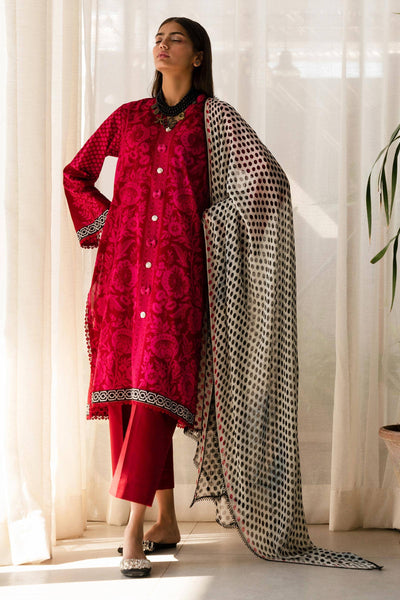 Sana Safinaz | Mahay Spring 24 | H241-010A-3CI -  Sana Safinaz Luxury - Original Designer Dress - House of Maryam