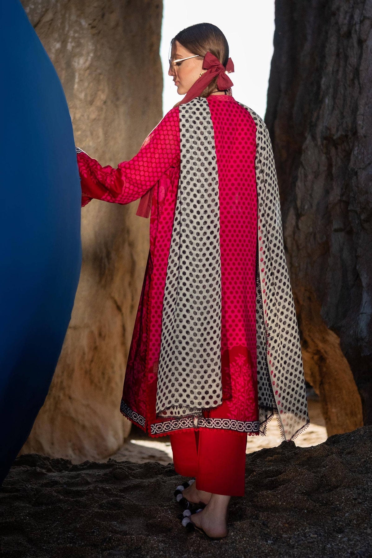 Sana Safinaz | Mahay Spring 24 | H241-010A-3CI -  Sana Safinaz Luxury - Original Designer Dress - House of Maryam