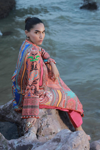 Sana Safinaz | Mahay Spring 24 | H241-012A-2C -  Sana Safinaz Luxury - Original Designer Dress - House of Maryam