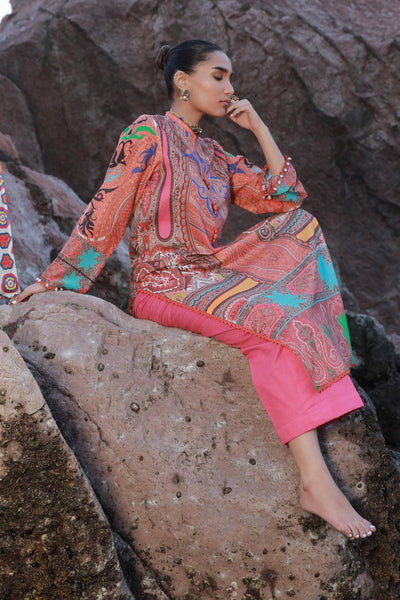 Sana Safinaz | Mahay Spring 24 | H241-012A-2C -  Sana Safinaz Luxury - Original Designer Dress - House of Maryam
