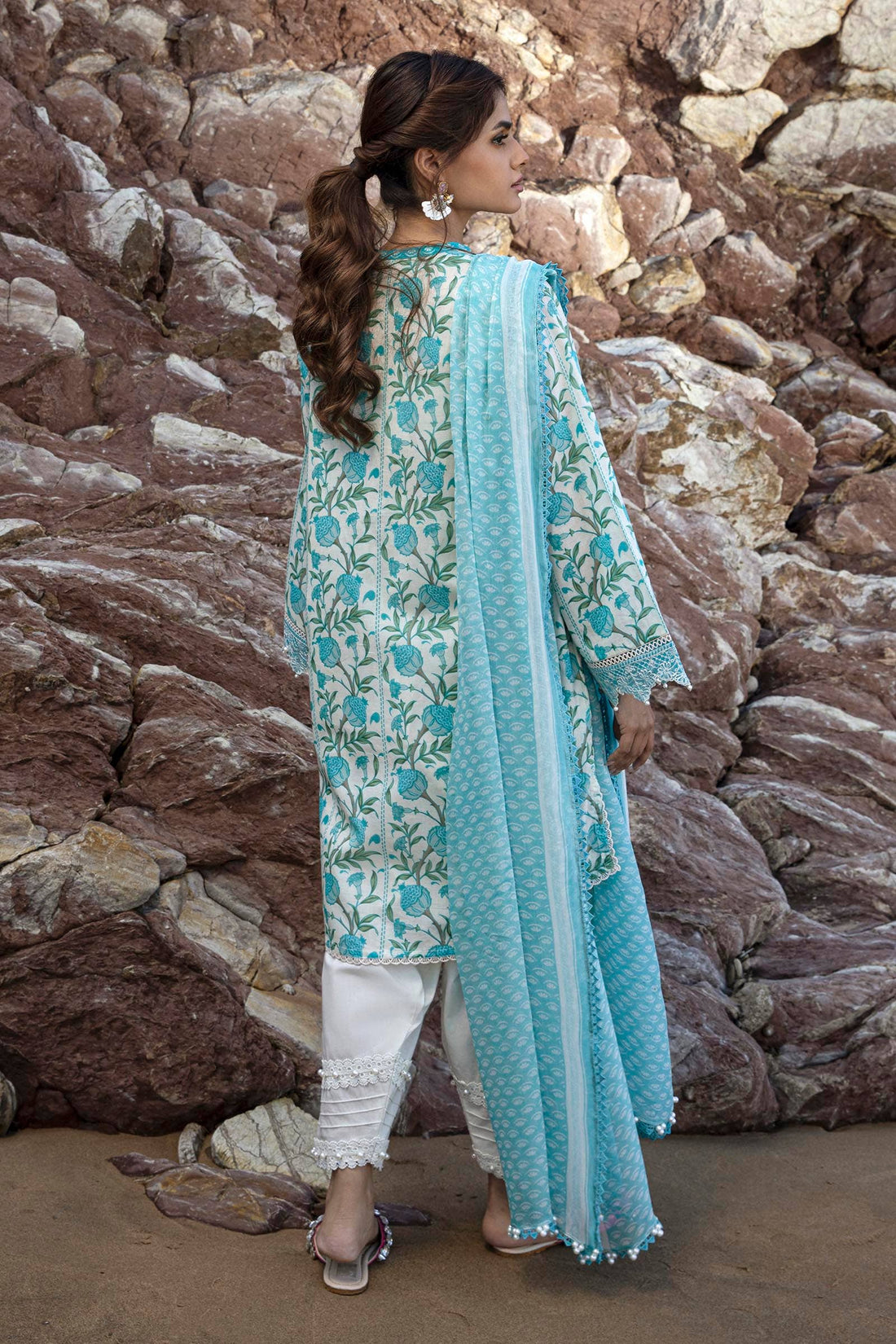 Sana Safinaz | Mahay Spring 24 | H241-002A-2BI -  Sana Safinaz Luxury -  House of Maryam