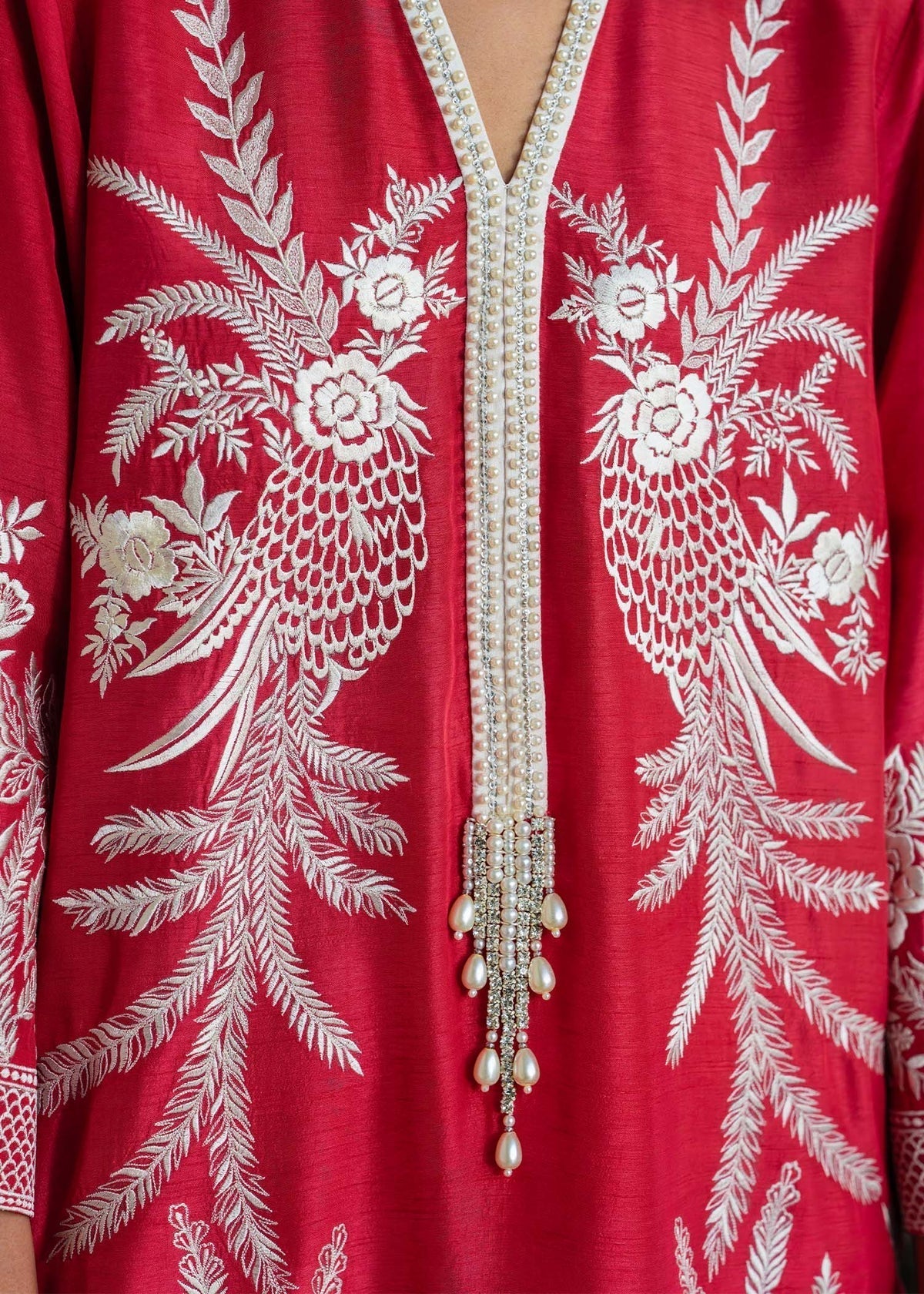 Mahgul | Mahsa Formals | Coral Majesty-Brand:Mahgul-Type:Ladies Clothes-Candy Pink-Silk-House of Maryam- Buy in UK, USA