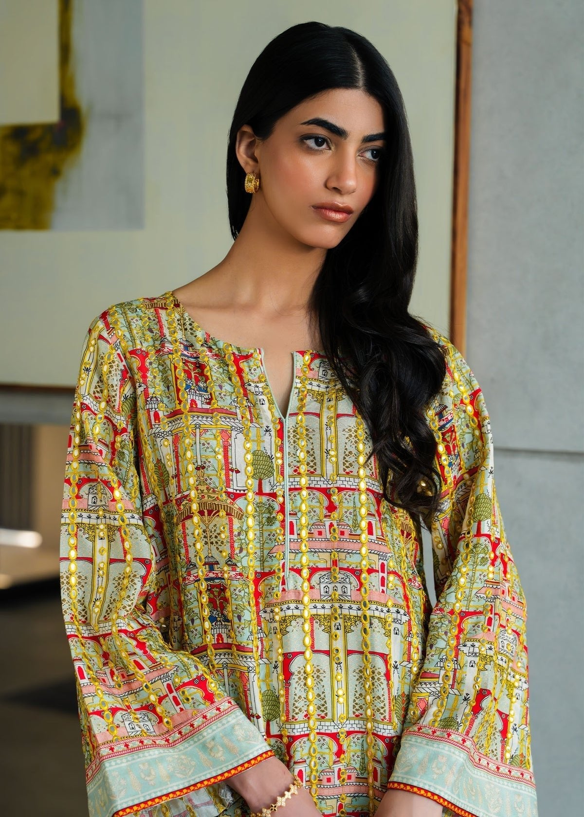Mahgul | Mahsa Formals |Prismara-Brand:Mahgul-Type:Ladies Clothes-Multi-Silk-House of Maryam- Buy in UK, USA