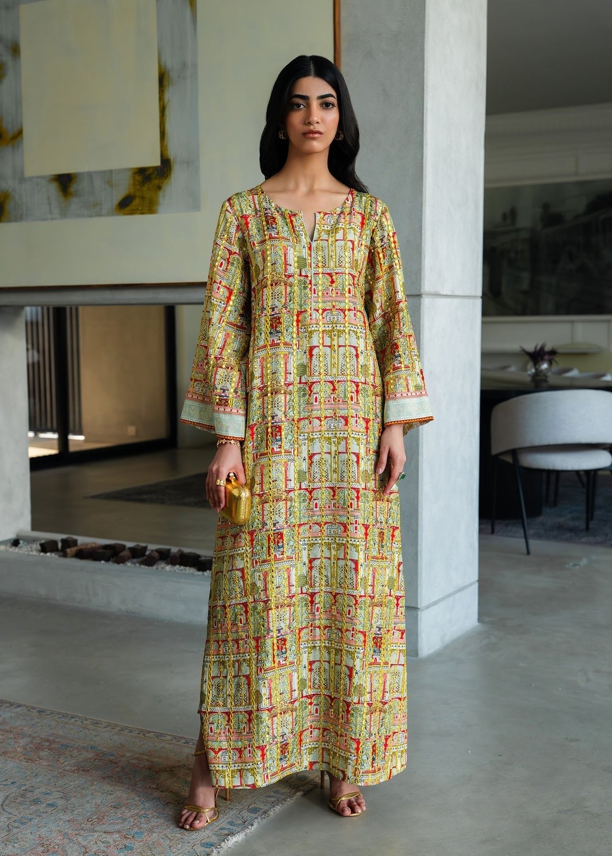 Mahgul | Mahsa Formals |Prismara-Brand:Mahgul-Type:Ladies Clothes-Multi-Silk-House of Maryam- Buy in UK, USA