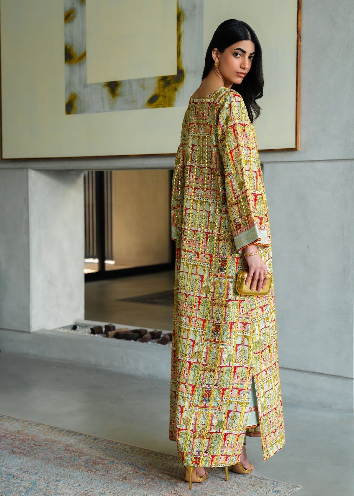Mahgul | Mahsa Formals |Prismara-Brand:Mahgul-Type:Ladies Clothes-Multi-Silk-House of Maryam- Buy in UK, USA