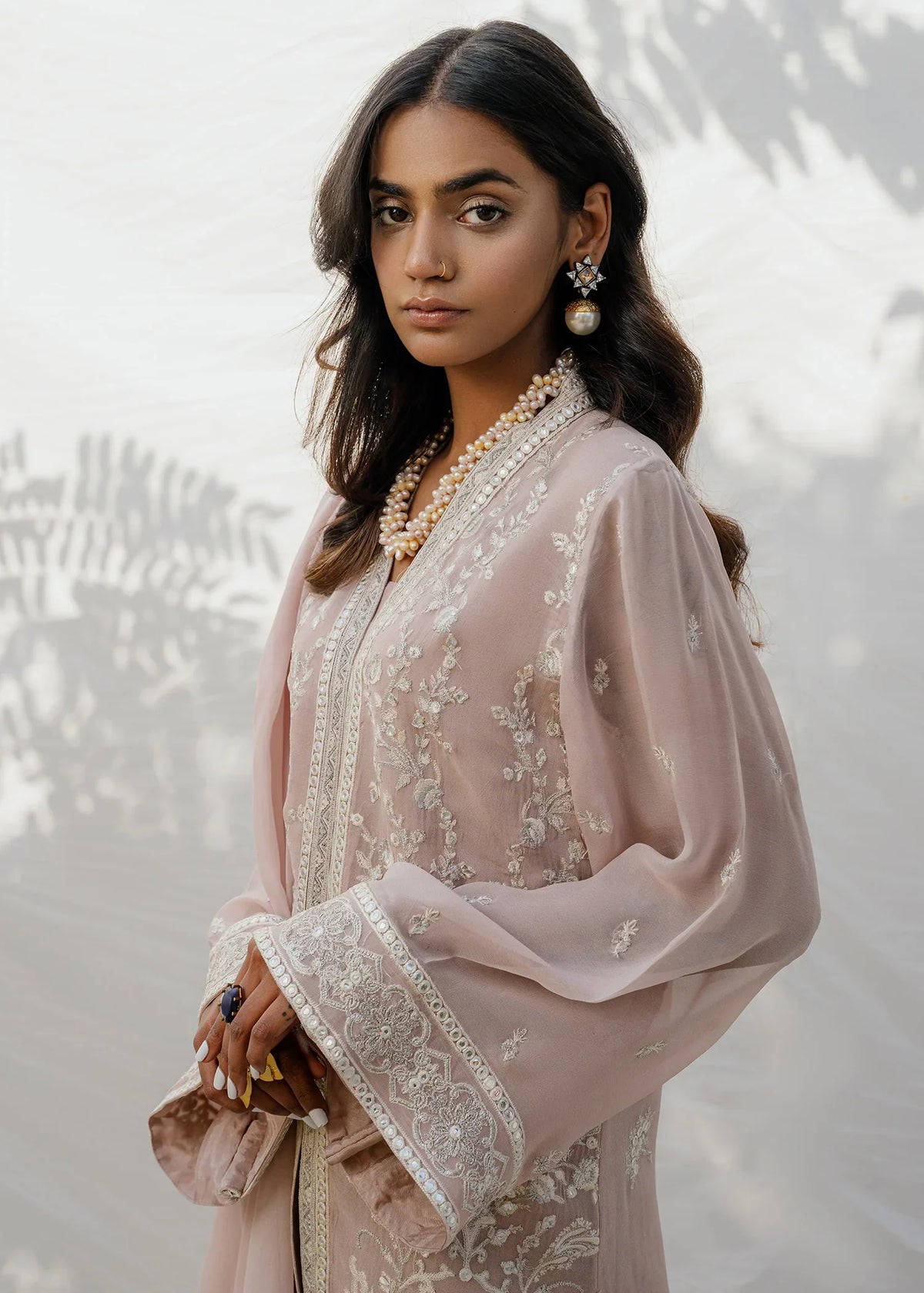 Mahgul | Eid Edit 2024 | Mauve Flora -  Mahgul Luxury - Original Designer Dress - House of Maryam
