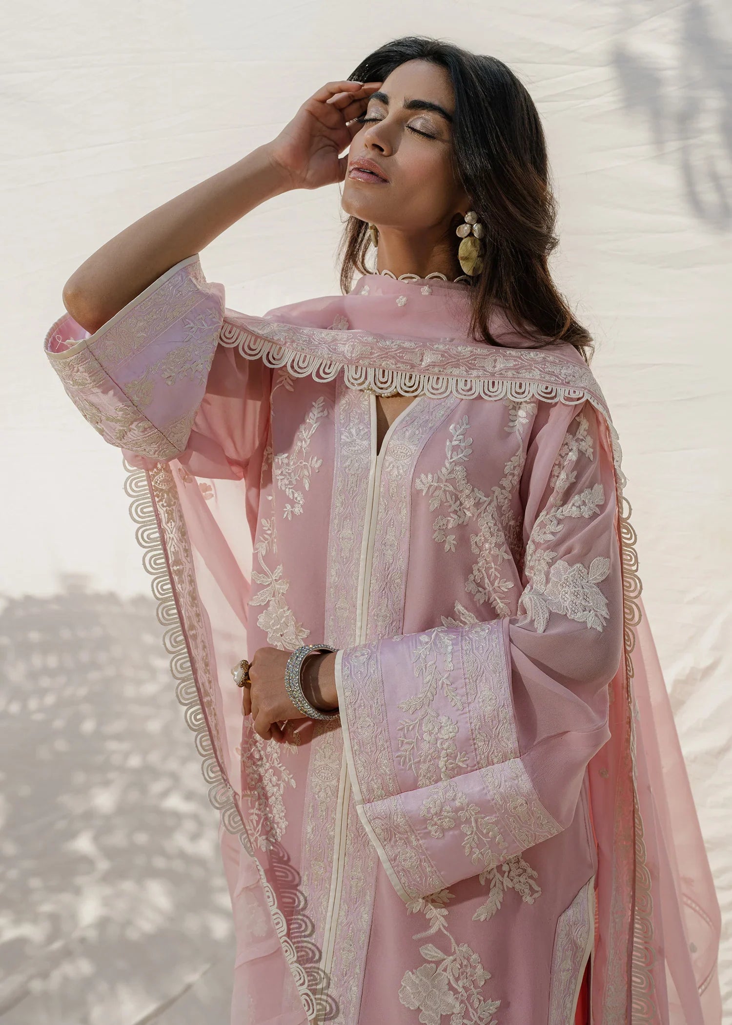 Mahgul | Eid Edit 2024 | Blush Coral by Designer Mahgul - House of Maryam - Pakistani Designer Ethnic Wear in {{ shop.shopifyCountryName }}