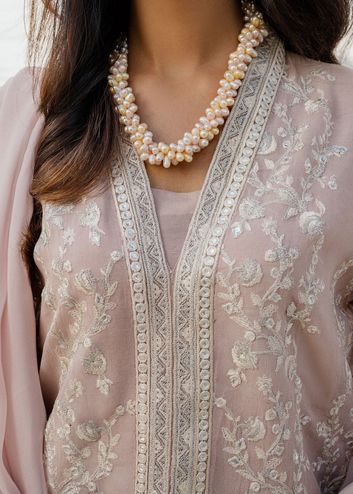 Mahgul | Eid Edit 2024 | Mauve Flora -  Mahgul Luxury - Original Designer Dress - House of Maryam